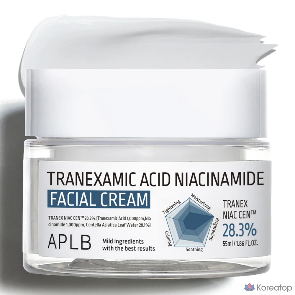 Крем для лица APLB Tranexamic Acid Niacinamide Facial Cream, 55 мл, 1 шт.