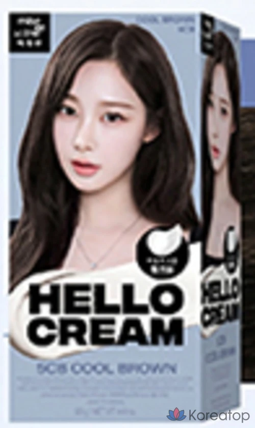 Краска для волос Mise en Scene New Hello Cream, холодный коричневый, 1 шт.