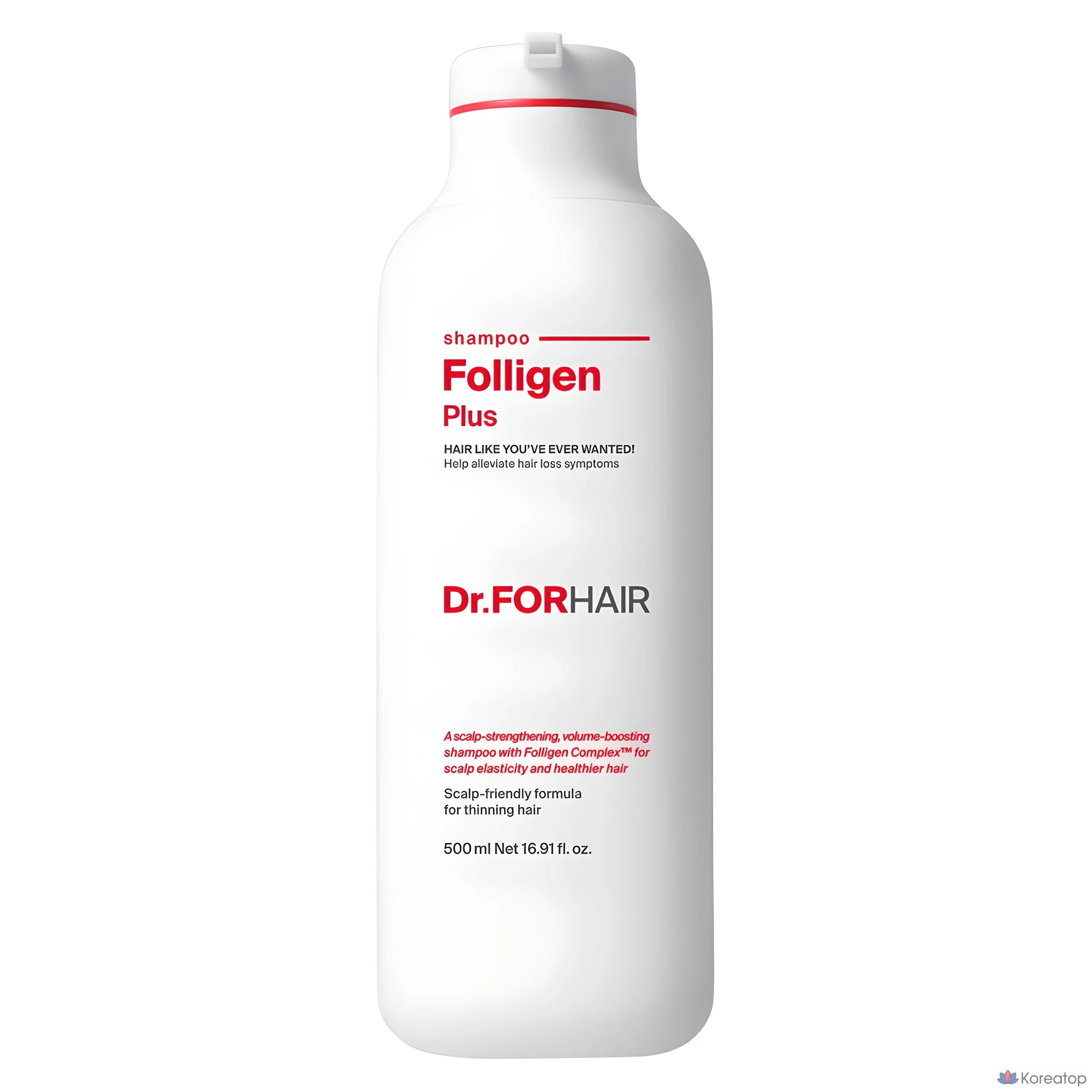 Шампунь Dr. For Hair Foligen Plus, 500 мл, 1 флакон.