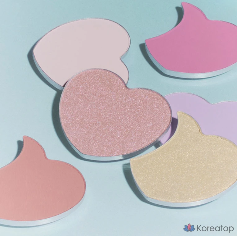 Румяна Etude House Heart Pop Duo 7,5 г, оттенок Envy Bloom Bloomer Petal, 1 шт., фото 5