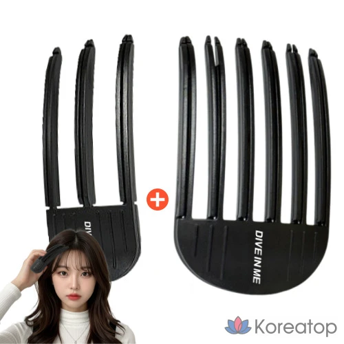 Заколки для фиксации и придания объема волосам Dive in Me Super Strong Hair Fixation Volume Clips, DASHU, 1 комплект, черные.