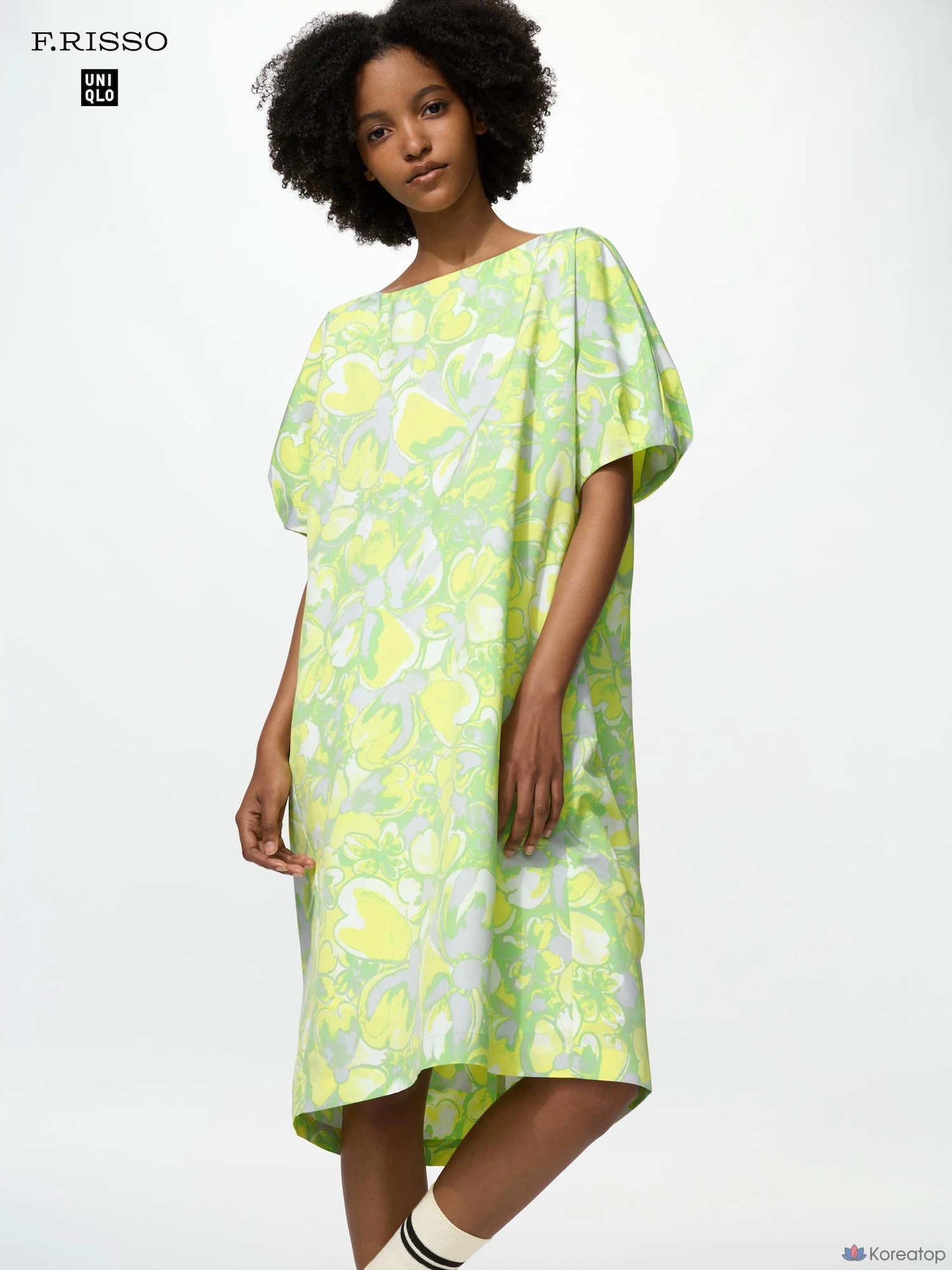 Платье Uniqlo Relax One-Piece Short Sleeve Print