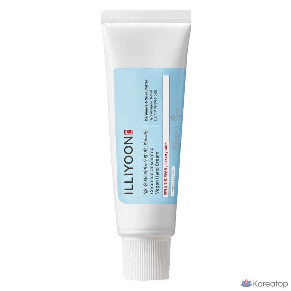 Крем для рук Illiyoon Ceramide Vegan без запаха, 1 шт., 50 мл