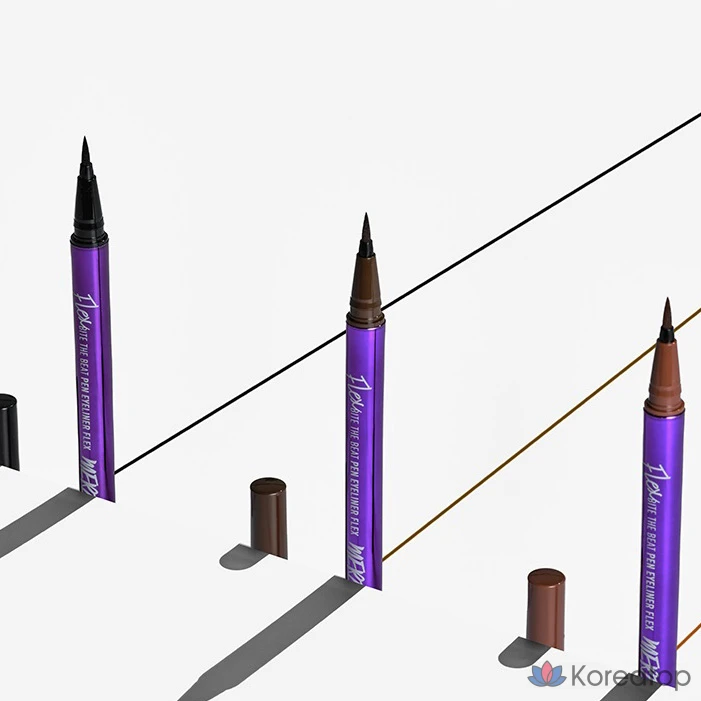 Подводка для глаз MERZY Bite The Beat Pen Eyeliner Flex, 0.6g, 1 шт., цвет Modern Brown