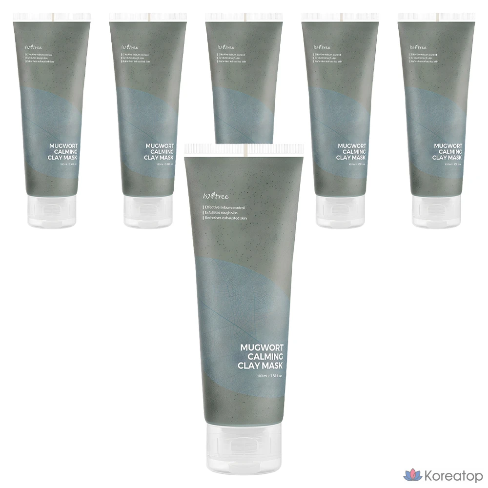 Успокаивающая глиняная маска с полынью Isandree, 100 мл, 1 упаковка, 6 штук.