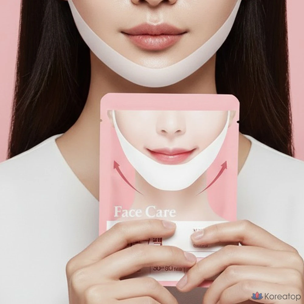 Тканевая маска для лица LOLO SKINNY Packmein Hydrogel Collagen V-Line Patch Lifting Mask, 1 шт., фото 6