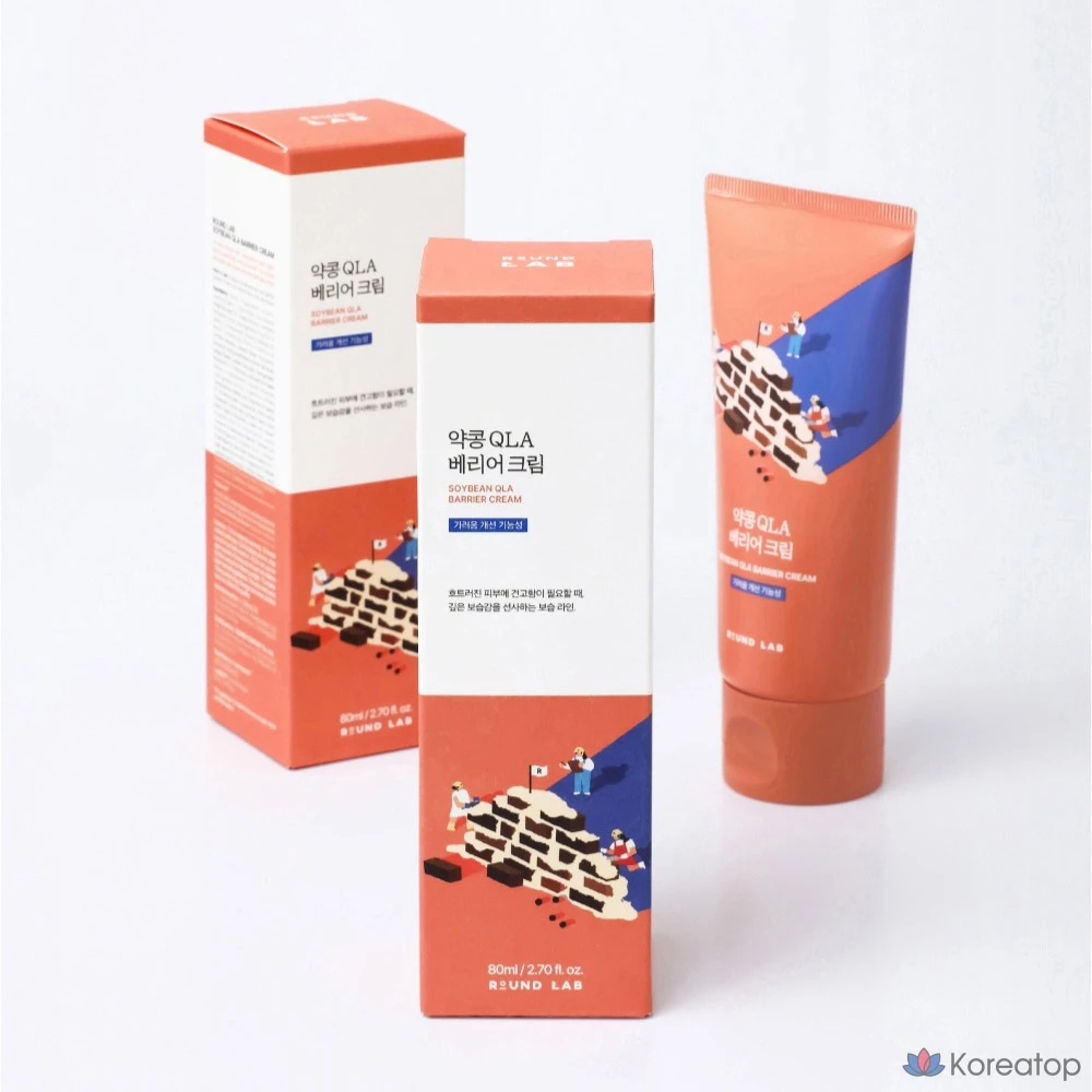 Защитный крем Round Lab Yakkong QLA, 1 шт., 80 мл