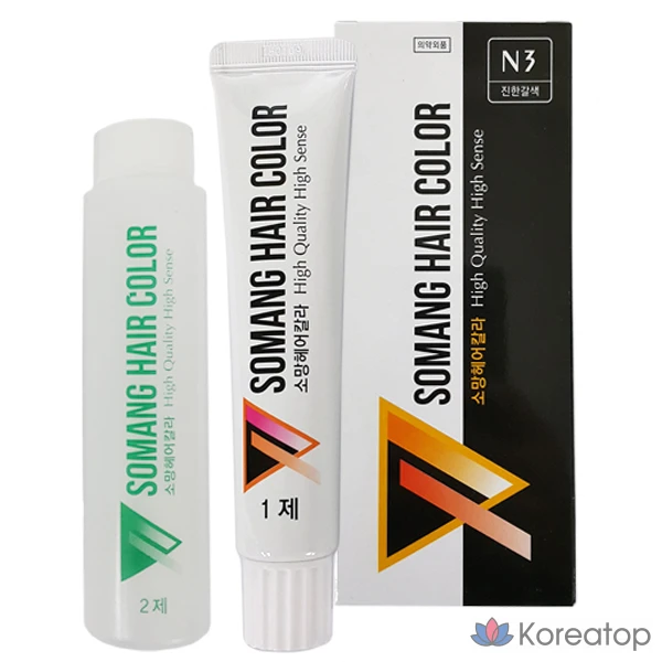 Краска для волос Somang, Sachi, Stylish Dye, N2 темно-коричневый, 1 шт.