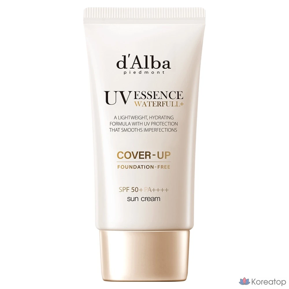 Солнцезащитный крем D'alba Waterfull Tone-Up Sunscreen Cover Beige SPF50+ PA++++, 50 мл, 1 шт.