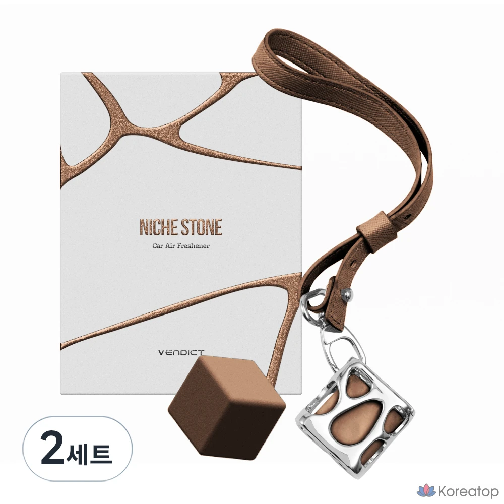 Ароматизатор для автомобиля Vendict Diatomite Niche Stone Double Package Set, WONDER, 2 шт.