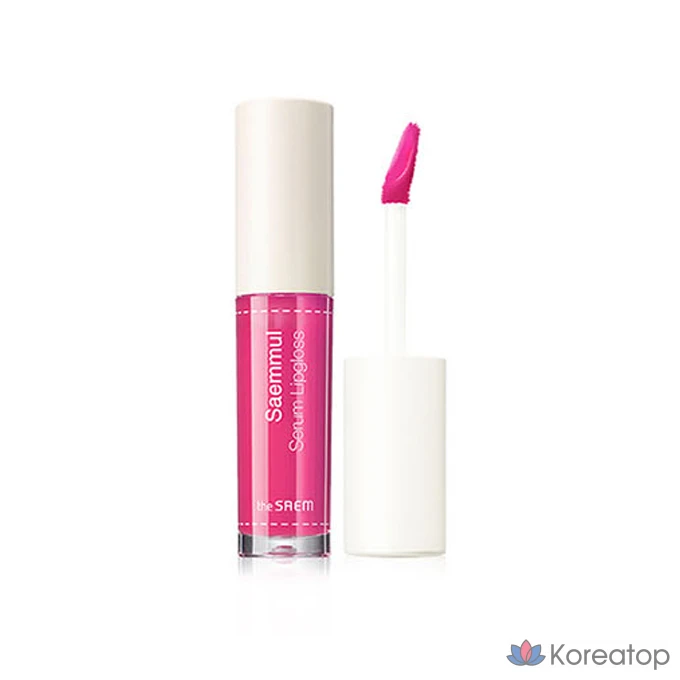 Блеск для губ The Saem Sammul Serum Lip Gloss, WH01, прозрачное покрытие, 1 шт., фото 9