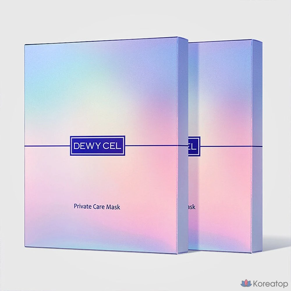 Набор защитных масок DEWYCEL Private Care, 2 упаковки (10 штук), 10 штук.