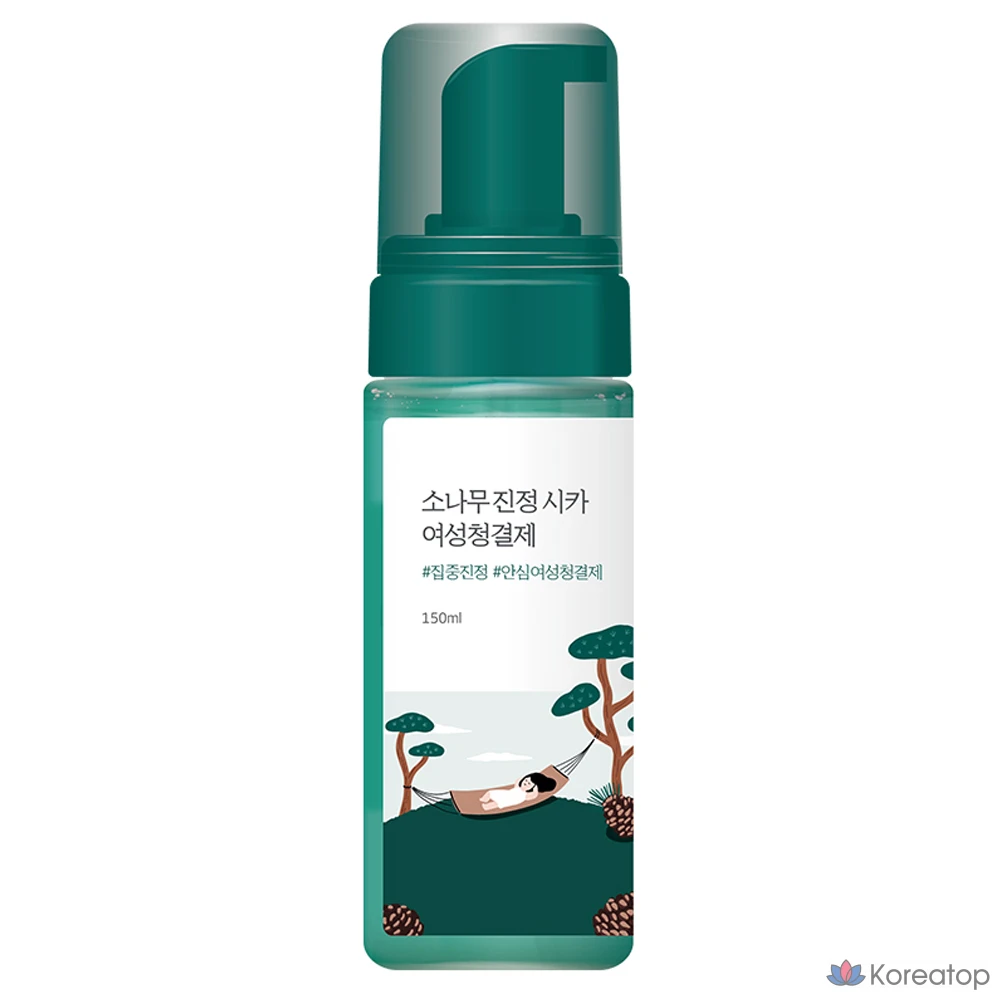 Очищающее средство для интимной гигиены Round Lab Pine Calming Cica, 150 мл, 1 шт.