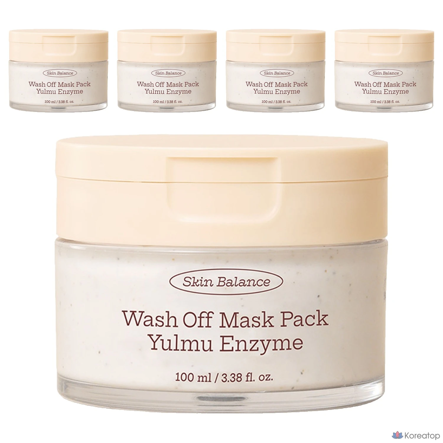 Смываемые энзимные маски для лица Ariel Skin Balance Yulmu, 100 мл, 1 упаковка, 5 упаковок.