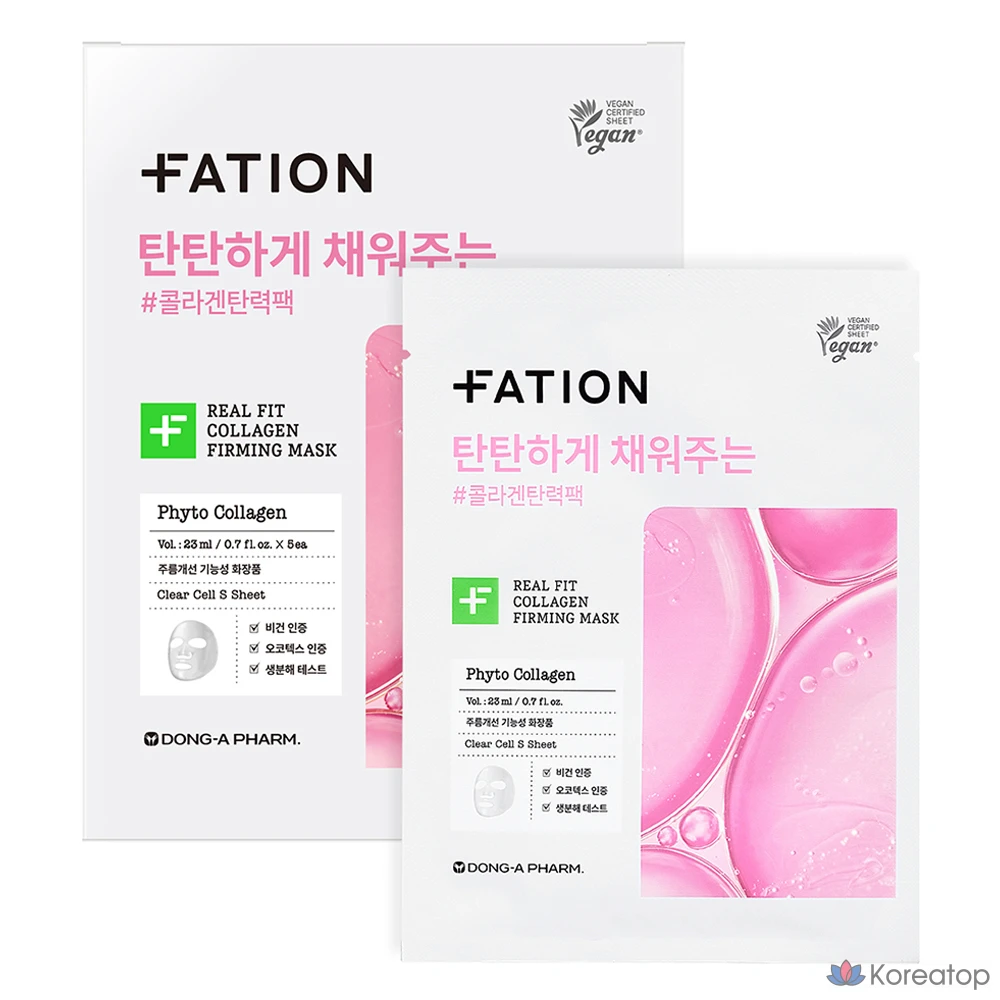 Укрепляющая коллагеновая маска Party On Real Fit, 23 мл, 5 штук, 1 упаковка