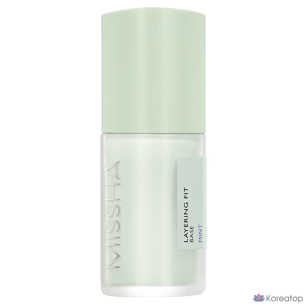 База под макияж Missha Layering Fit, 35 мл, мятный оттенок, 1 шт.