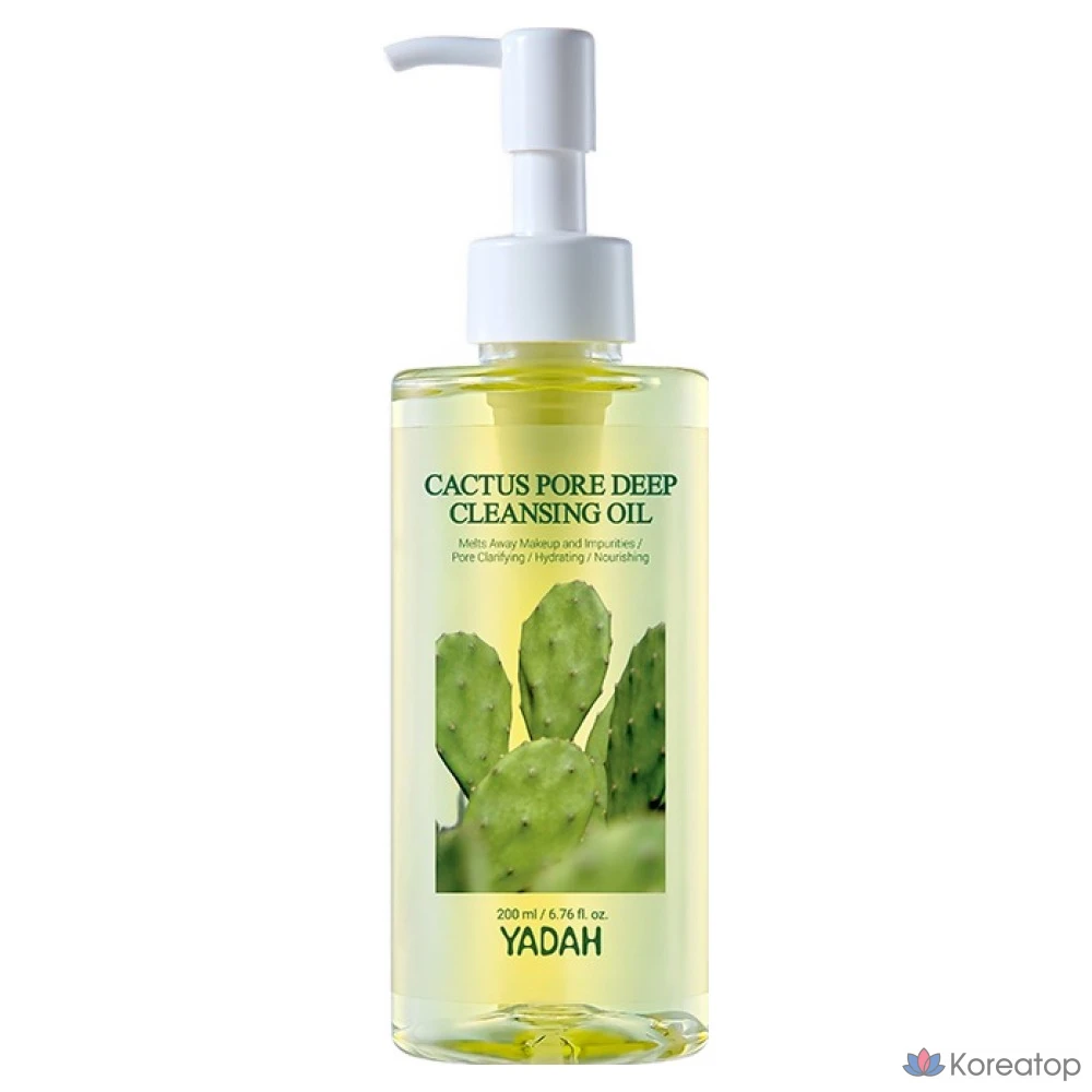 Очищающее масло для пор Yadah Cactus, 1 шт., 200 мл