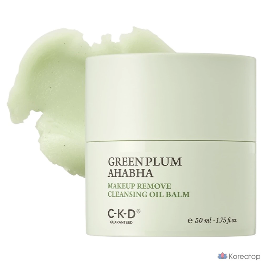 Очищающее масло-бальзам CKD Green Plum AHA BHA Makeup Zero, 50 мл, 1 шт.