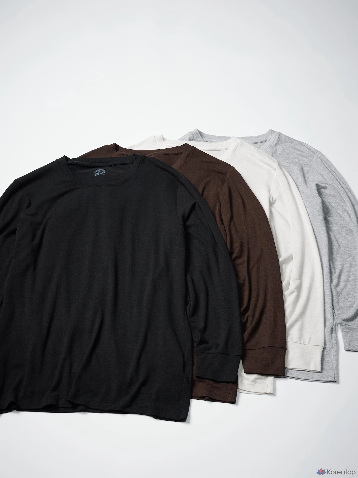 Футболка Uniqlo HEATTECH Cashmere Blend Crew Neck T 9/10 Sleeve Extra Warm