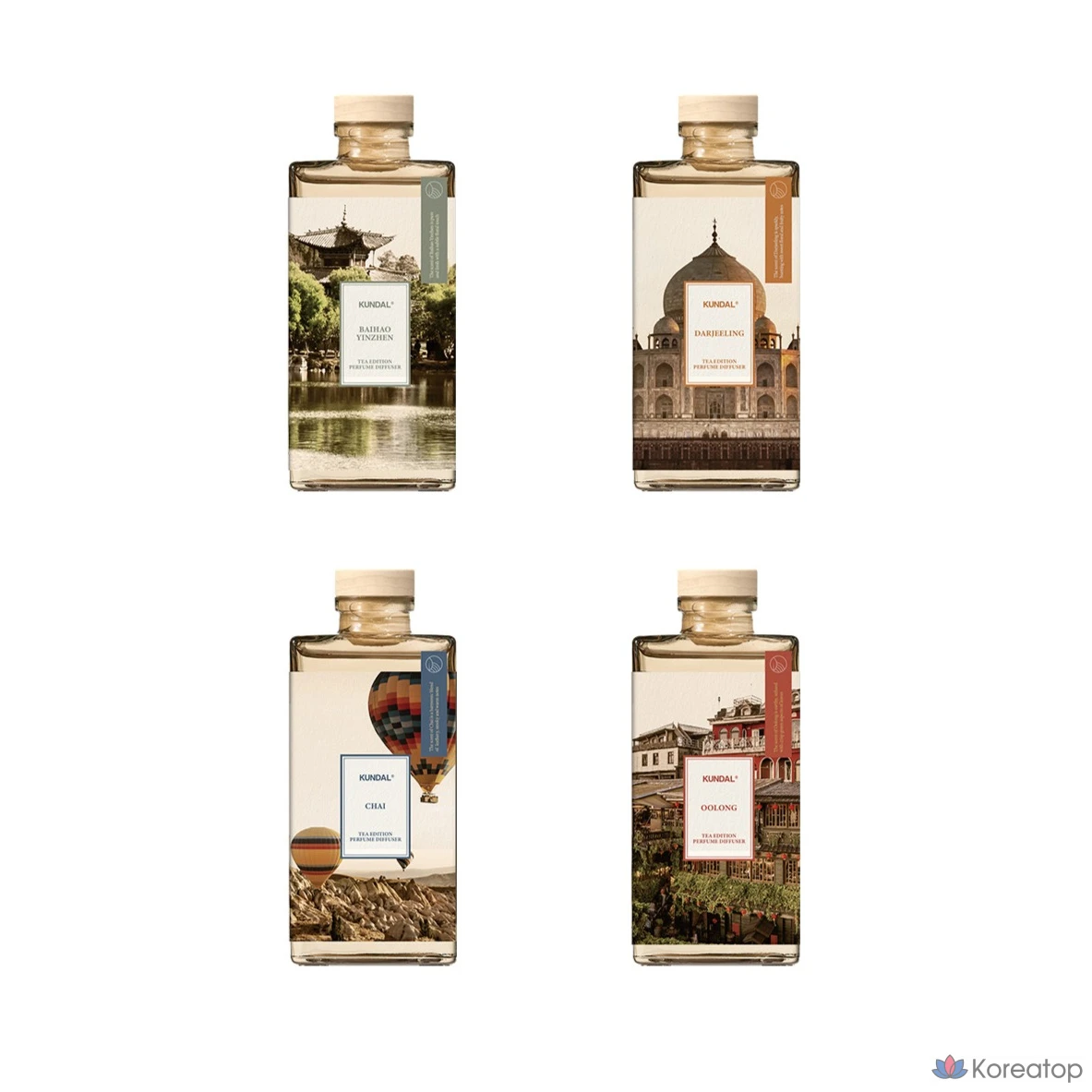 Ароматический диффузор Kundal «Белый тигр, серебряная игла», 140 мл, 1 шт.