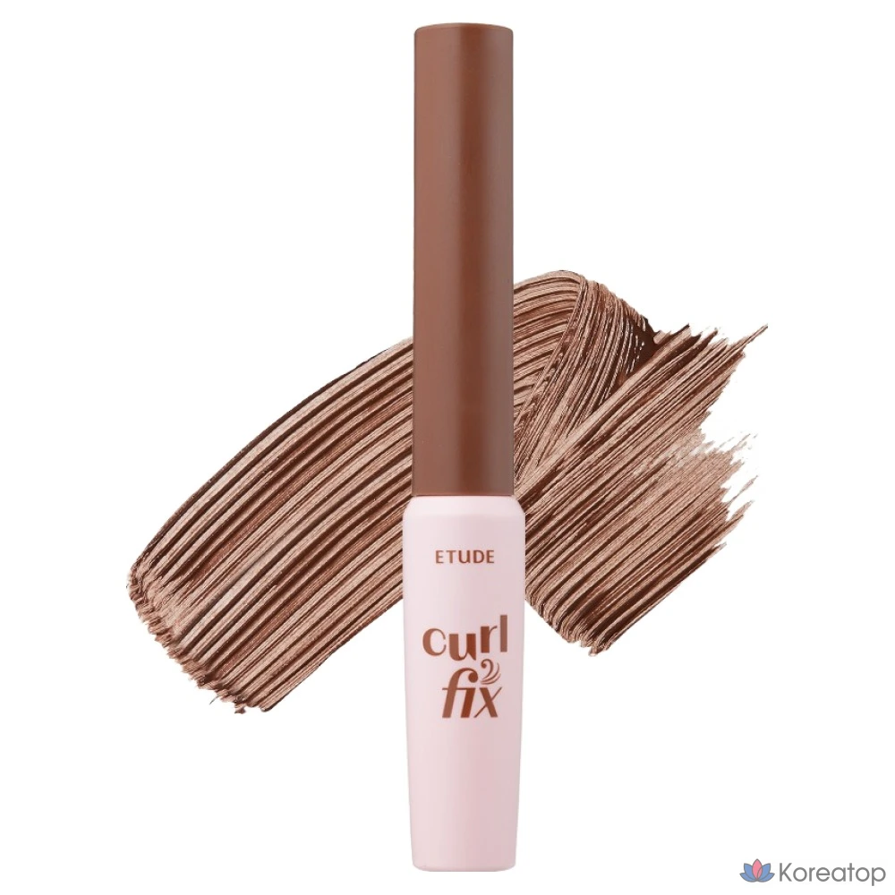 Тушь для ресниц Etude House Curl Fix Skinny Mascara, оттенок 05 Cocoa Brown, 3 г, 1 шт.