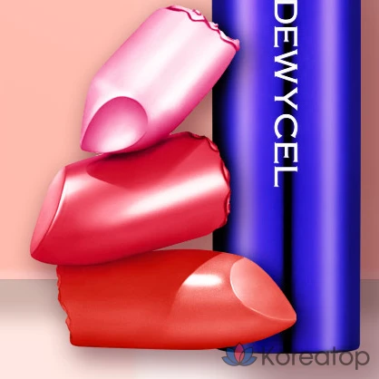Тинтирующий бальзам для губ DEWYCEL Tinting Touring Tint Balm, коралловый оттенок, 4,5 г, 1 шт., фото 5
