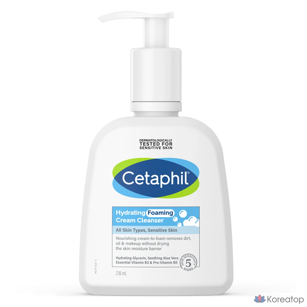 Увлажняющий пенящийся очищающий крем с мягкой кислотностью Cetaphil, 236 мл, 1 шт.