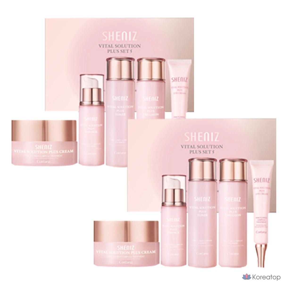 Набор Coreana Shine's Vital Solution Plus Basic из 5 предметов (2 комплекта)