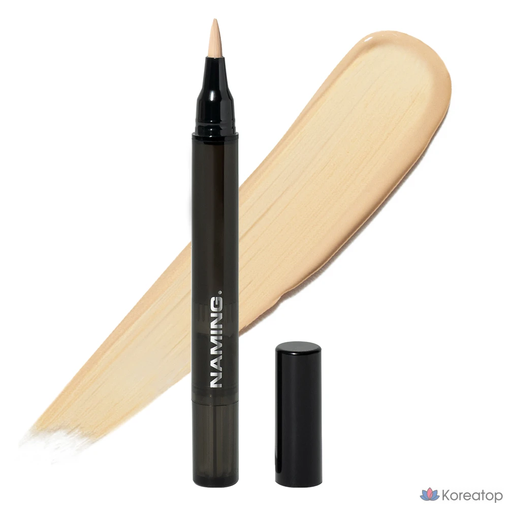 Кисть для консилера NAMING Skin Fit, 2,2 мл, 1 шт., цвет N02, слоновая кость.