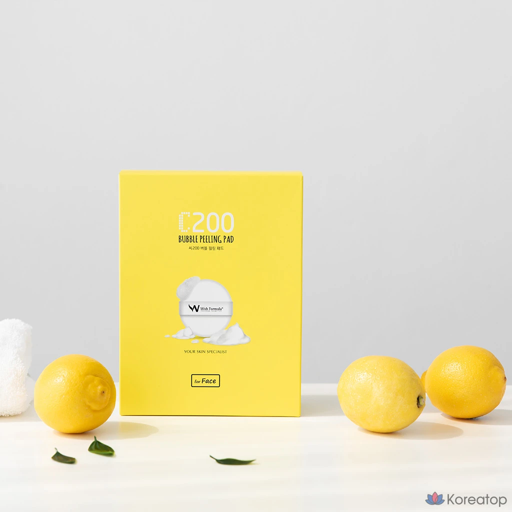 Отшелушивающие подушечки Wish Formula C200 Bubble Peeling Pad, 4 шт., 1 шт., фото 2