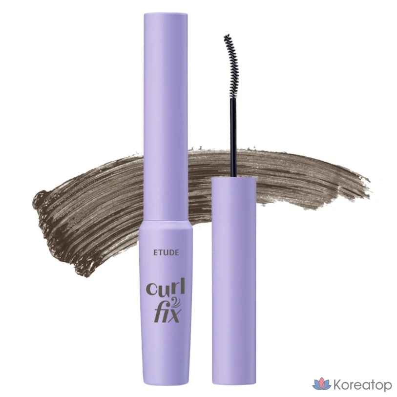 Тушь для ресниц Etude House Curl Fix Skinny Mascara 3 г, 1 шт., цвет 03 (серо-коричневый).