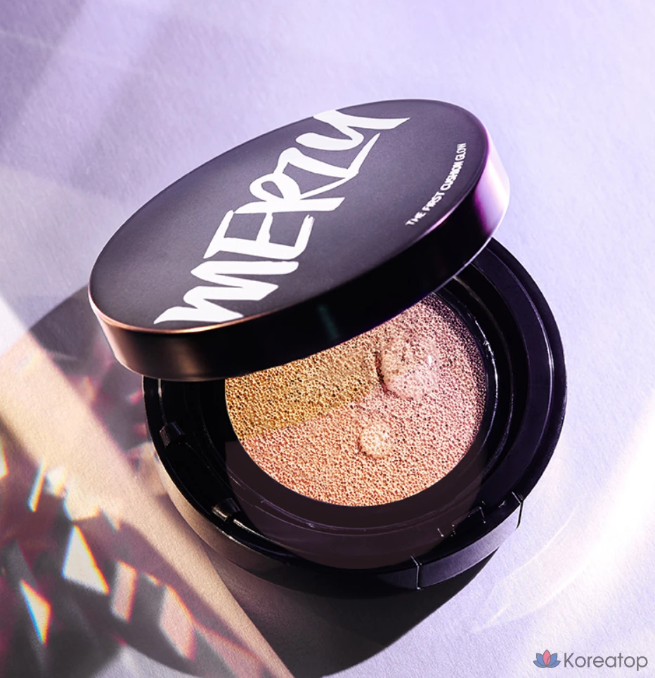 Тональный кушон MERZY The First Glow, 13 г, оттенок 23N Sand, 1 шт., фото 6