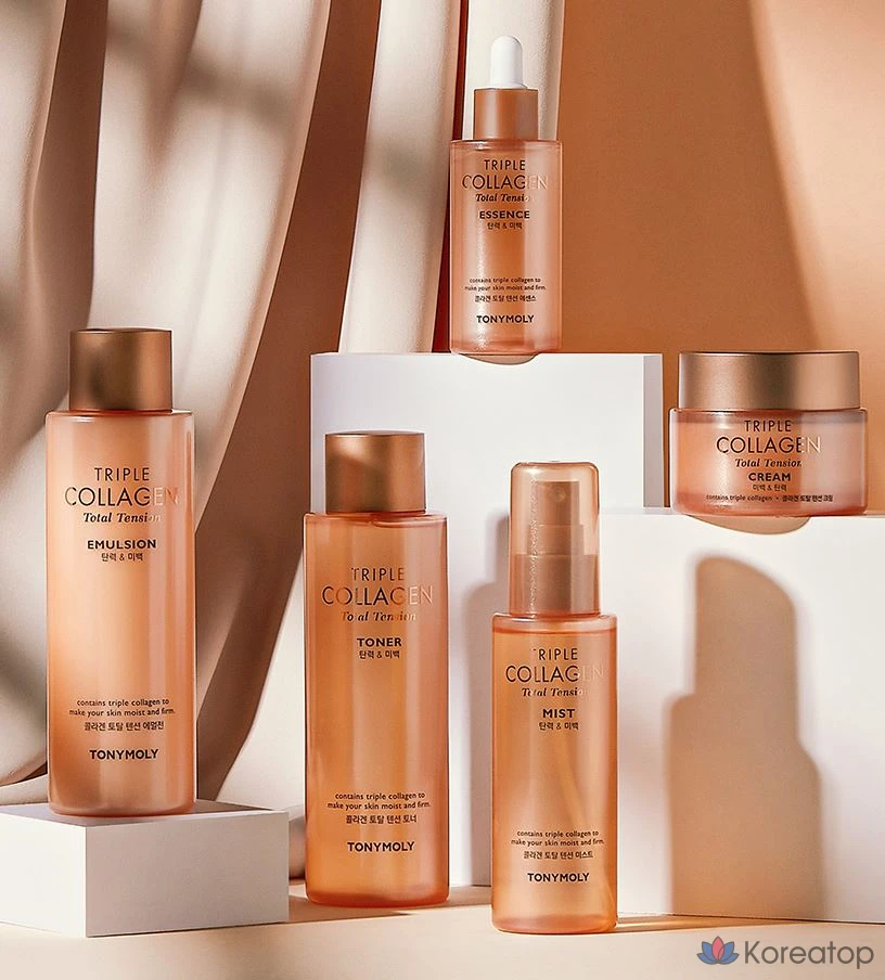 Набор из 3 предметов Tony Moly Triple Collagen Total Tension, 1 комплект