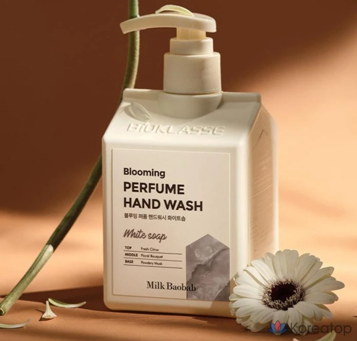 Мыло для рук Milk Baobab Blooming Perfume белого цвета, 250 мл, 1 шт.