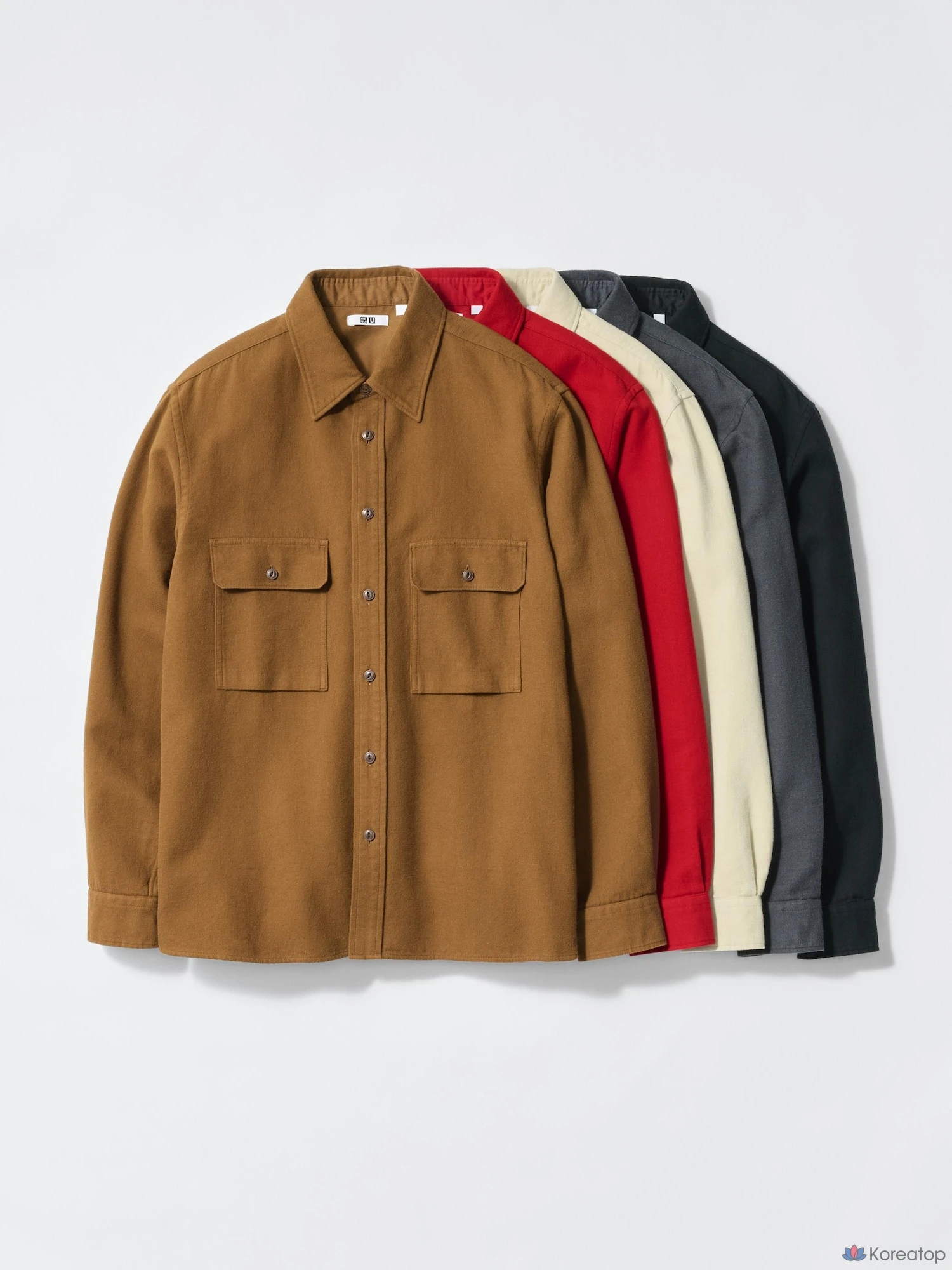 Рубашка Uniqlo Brushed Cotton Shirt