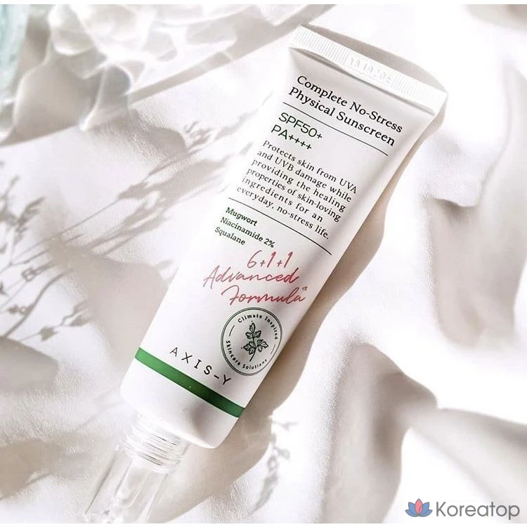 AXIS-Y Complete No-Stress Physical Sunscreen SPF50+ PA++++, 1 шт., 50 мл