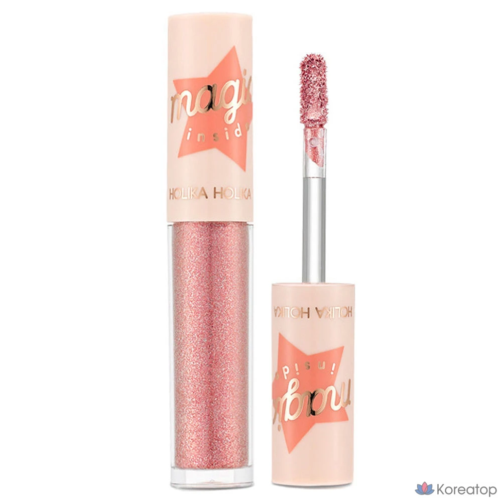 Металлические блестки для глаз Holika Holika 3,5 г, оттенок 09 Peach Crush, 1 шт.