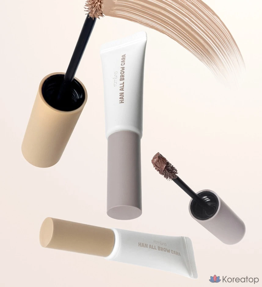 Брови-карамель ROM&ND Han All Brow Cara, оттенок 12 Soy Beige, 9 г, 1 шт., фото 5
