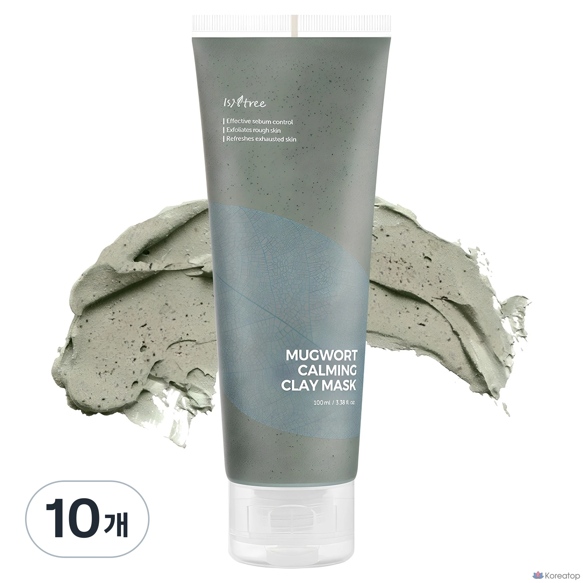 Глиняная маска IsNtree Mugwort Calming Clay Mask, 100 мл, 10 шт.