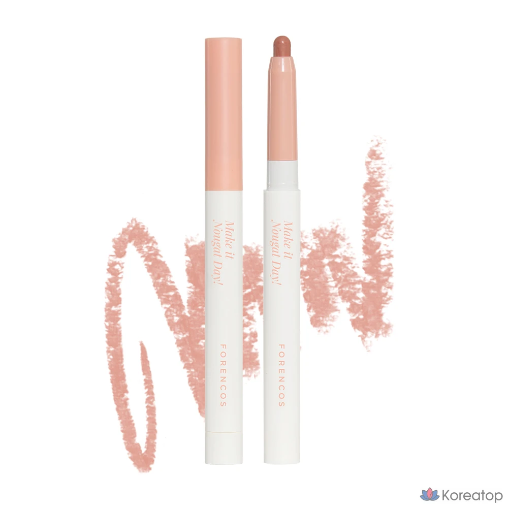 Карандаш для губ Forencos Nougat Hide & Fit, 0,8 г, 1 шт., оттенок «Нуга».