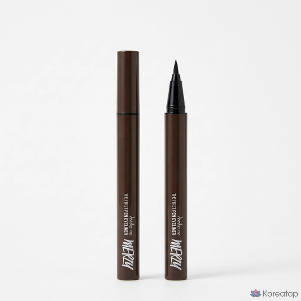 Подводка для глаз Merzy The First Eyeliner STEADYNEW (ручка), P2. Brownie, 1 шт.