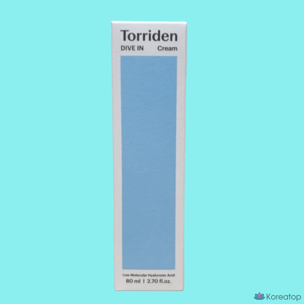 Успокаивающий крем Torriden Dive-in с низкомолекулярной гиалуроновой кислотой, 80 мл, 1 шт.