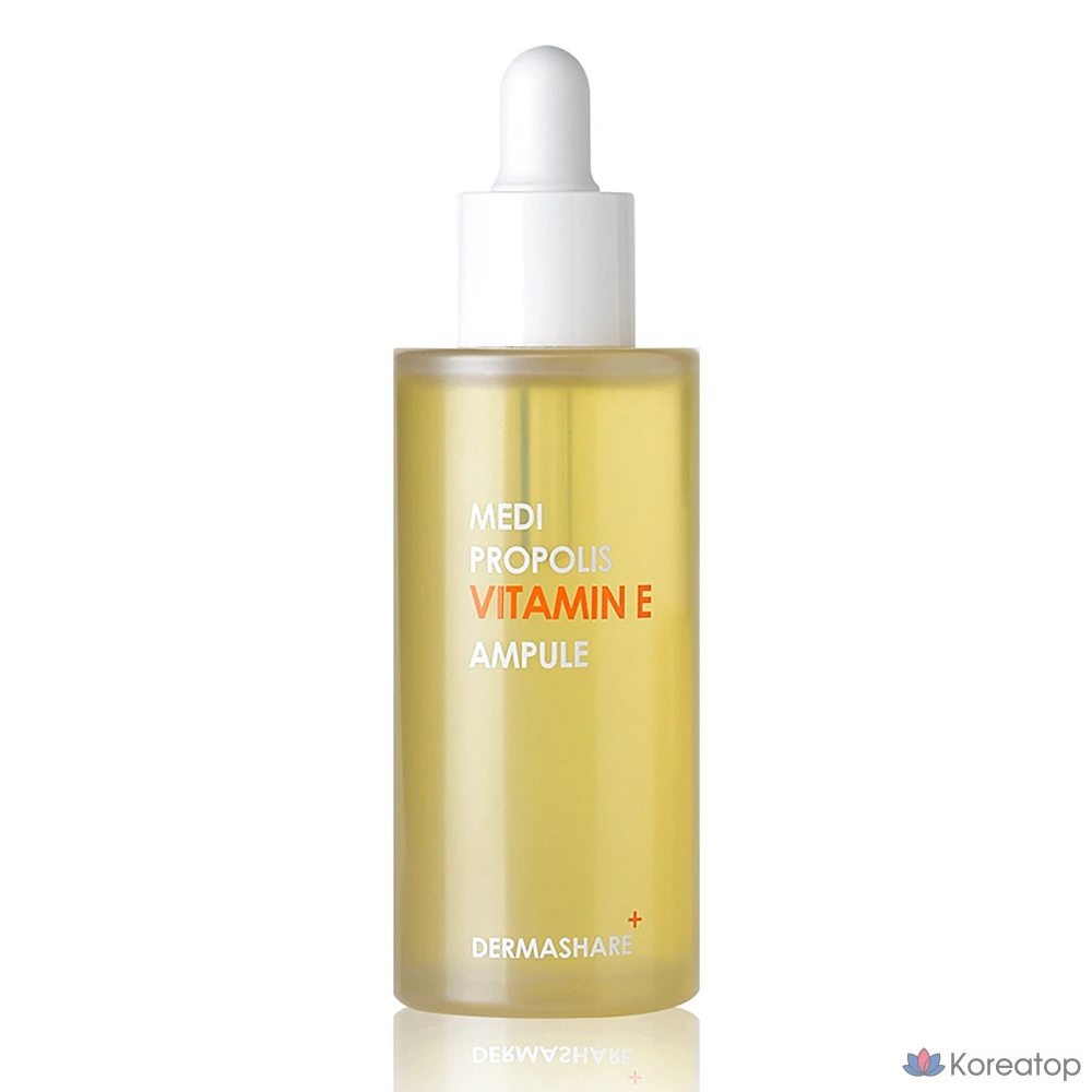 Сыворотка Dermashare Medi Propolis 74% Vitamin E Serum Cica Hyaluronic Acid Collagen Peptide для отбеливания кожи, борьбы с морщинами и укрепления кожного барьера, высокоувлажняющая, ампула 50 мл, 1 шт.