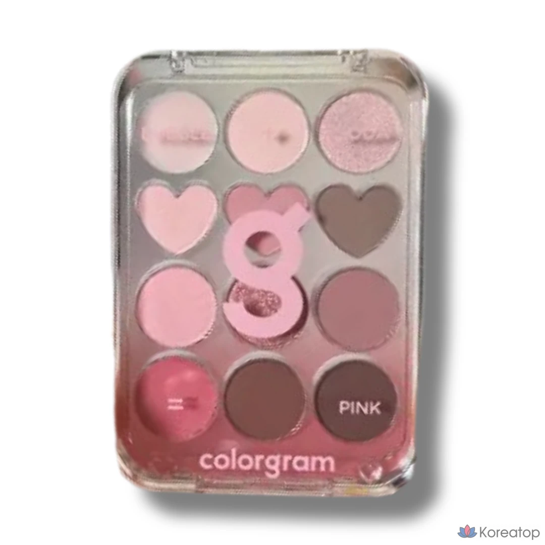 Палетка теней для век Colorgram Eye Real Eye Palette, 4 цвета, оттенок 02 Refreshing Plus Soda Pink, 1 шт.