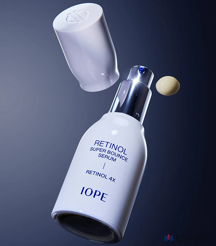 Набор из 3 предметов: сыворотка с ретинолом IOPE Retinol Super Bounce Serum, 1 шт.