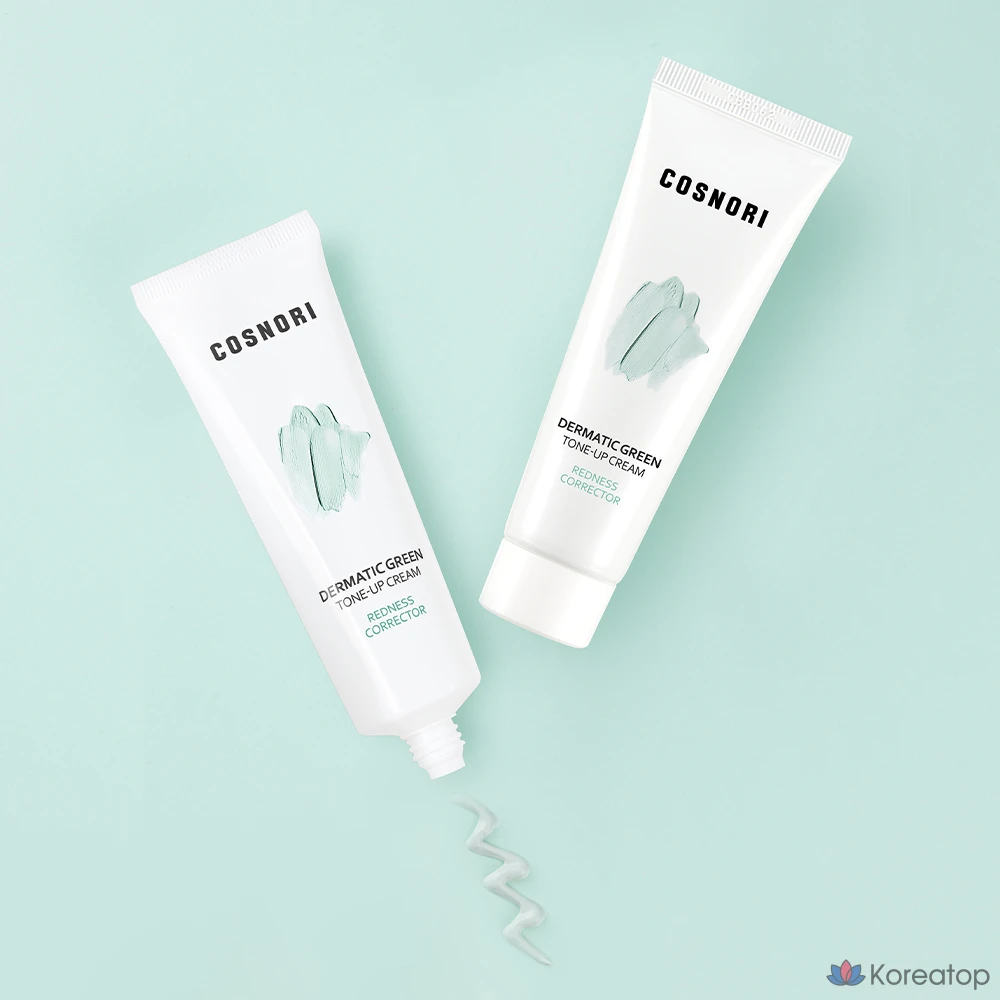 Крем для выравнивания тона кожи Cosnori Color Tone-Up Cream, оттенок 02 Dermatic Green, 1 шт., 50 мл, фото 3