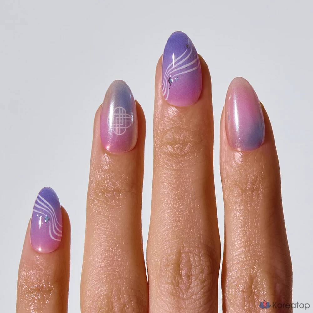 Гель-лак для ногтей Ohora Real Gel Tip, оттенок Aurora Halo, 1 шт., фото 5
