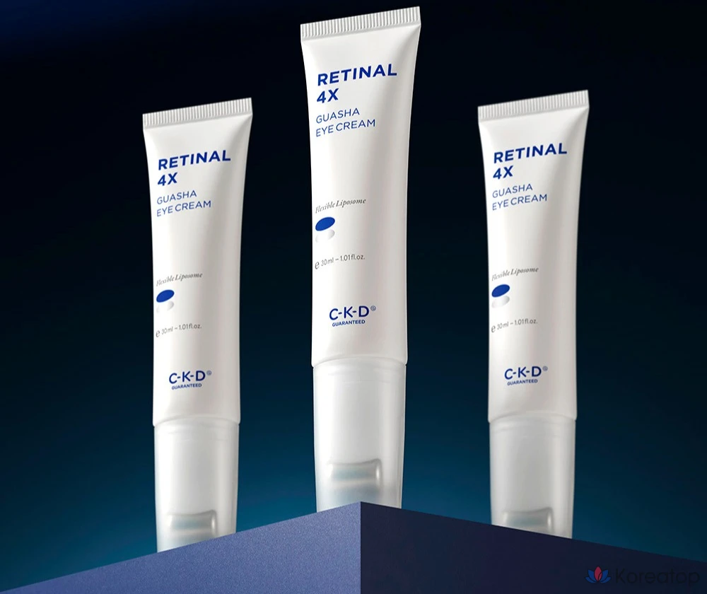 Крем для глаз CKD Retinal 4X Guasha, основной продукт 30 мл + сменный блок 30 мл, 1 шт.