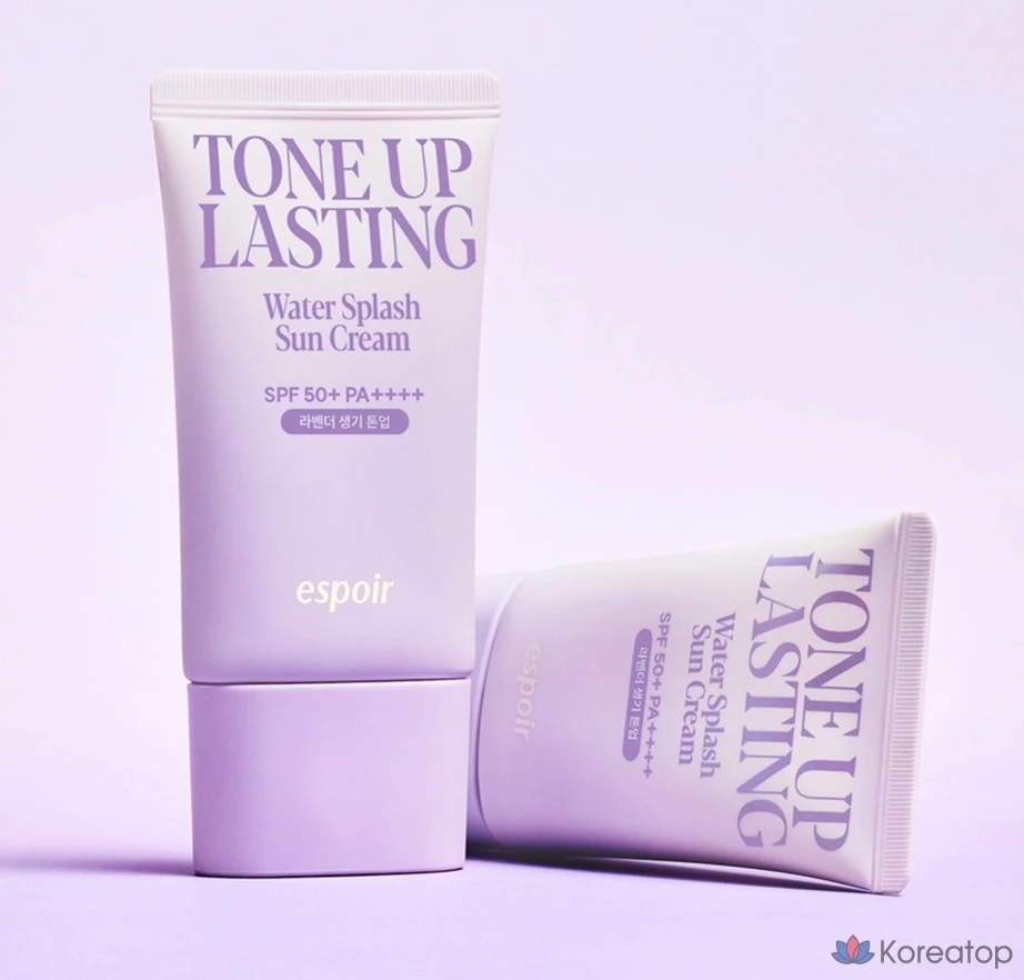 Солнцезащитный крем Espoir Water Splash Tone-Up Lasting Sunscreen SPF50+ PA++++, 50 мл, 1 шт.