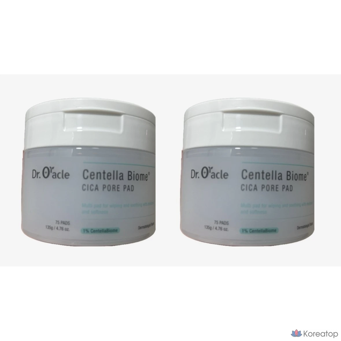 Подушечки Dr.Oracle Centella Biome Cica Pad 135 г, 1 упаковка, 2 листа